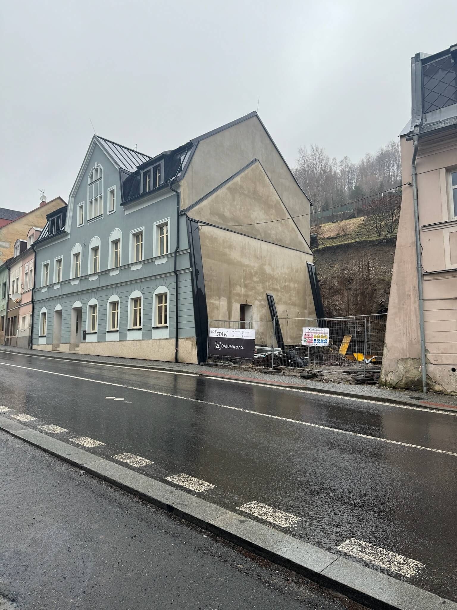 Jáchymov Rekonstrukce penzionu 8